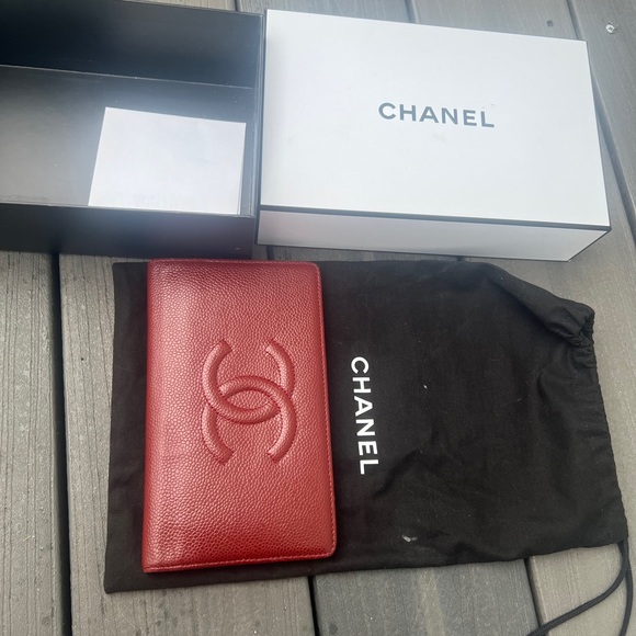 🔥Chanel Caviar Leather Burgundy Big Wallet 🔥 - Picture 12 of 14